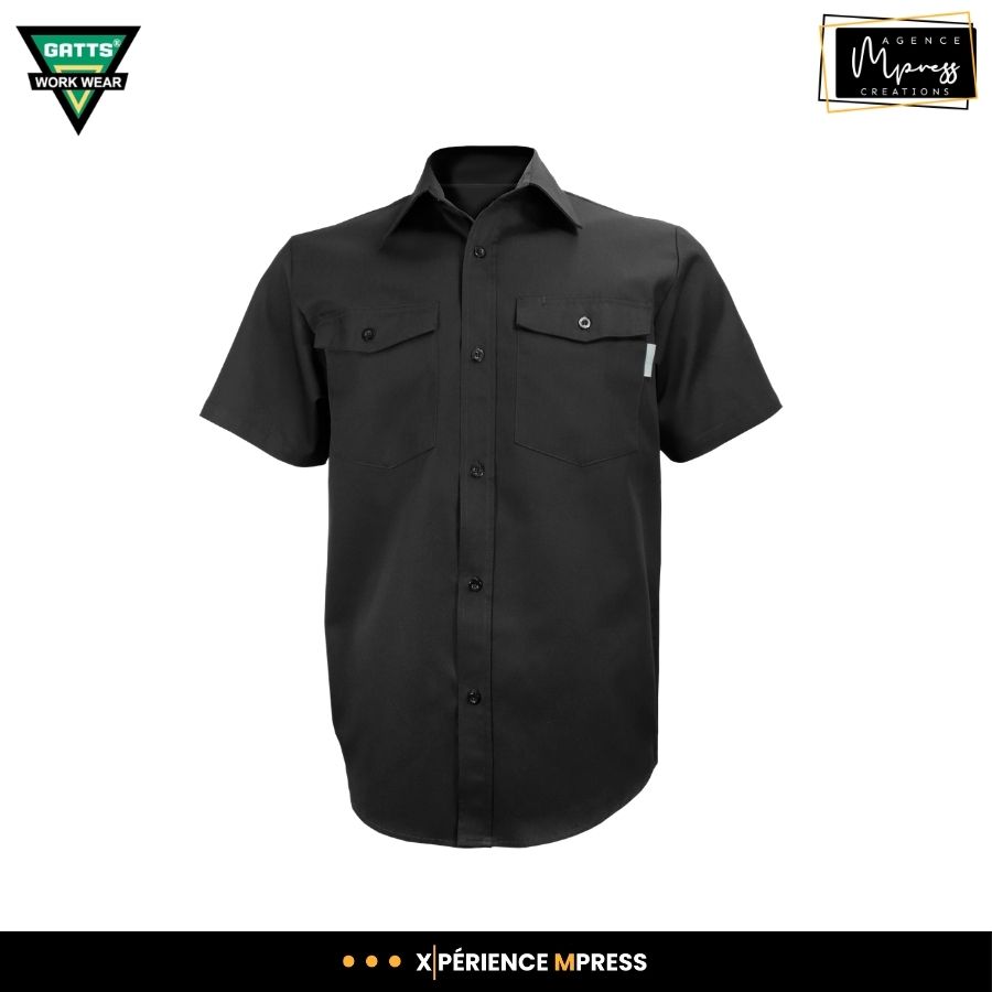 Chemise de travail à manches courtes Chemise de travail à manches courtes
