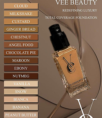 VEE BEAUTY TOTAL COVERAGE FOUNDATION