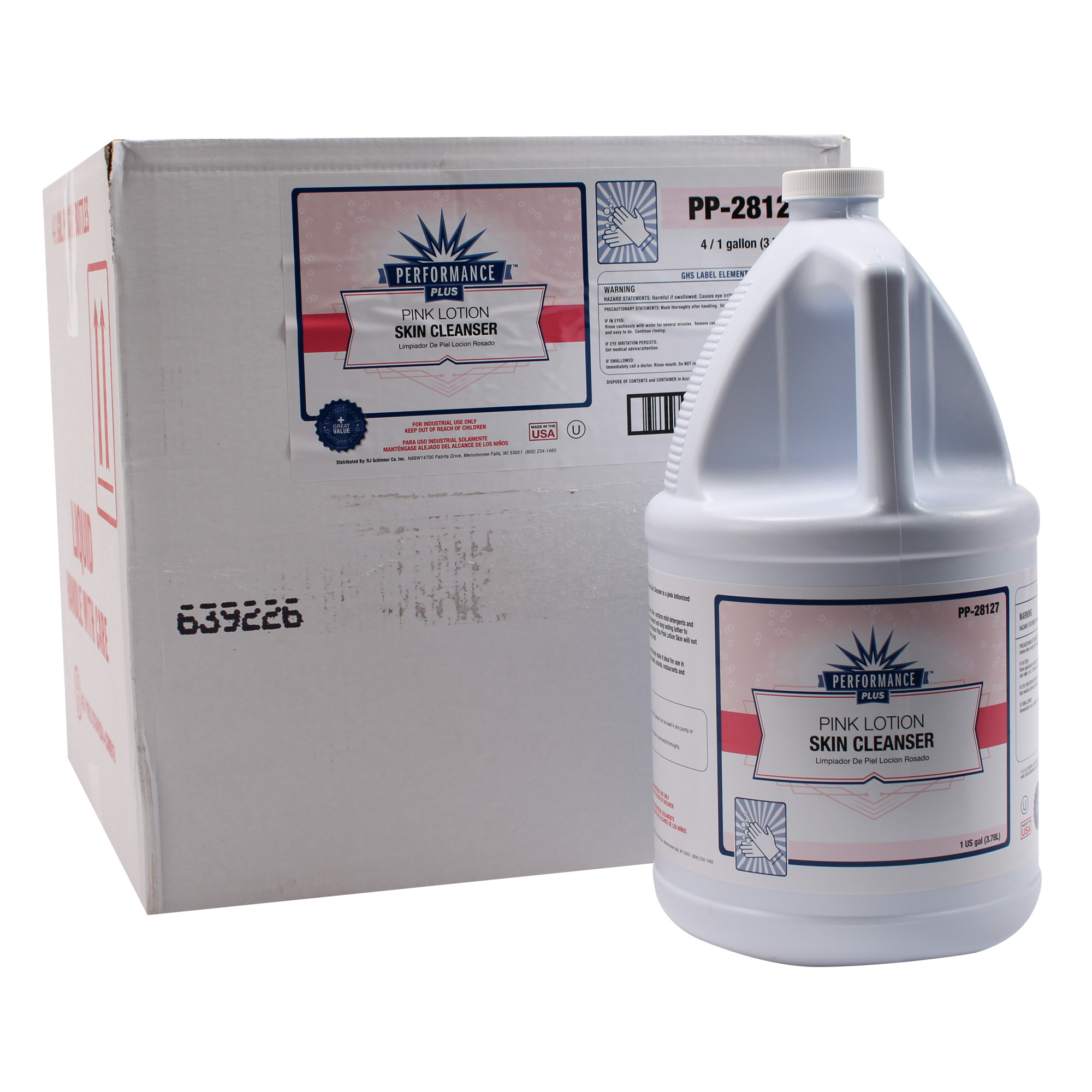 Performance Plus Pink Lotion Skin Cleanser 1 Gallon 4 / cs
