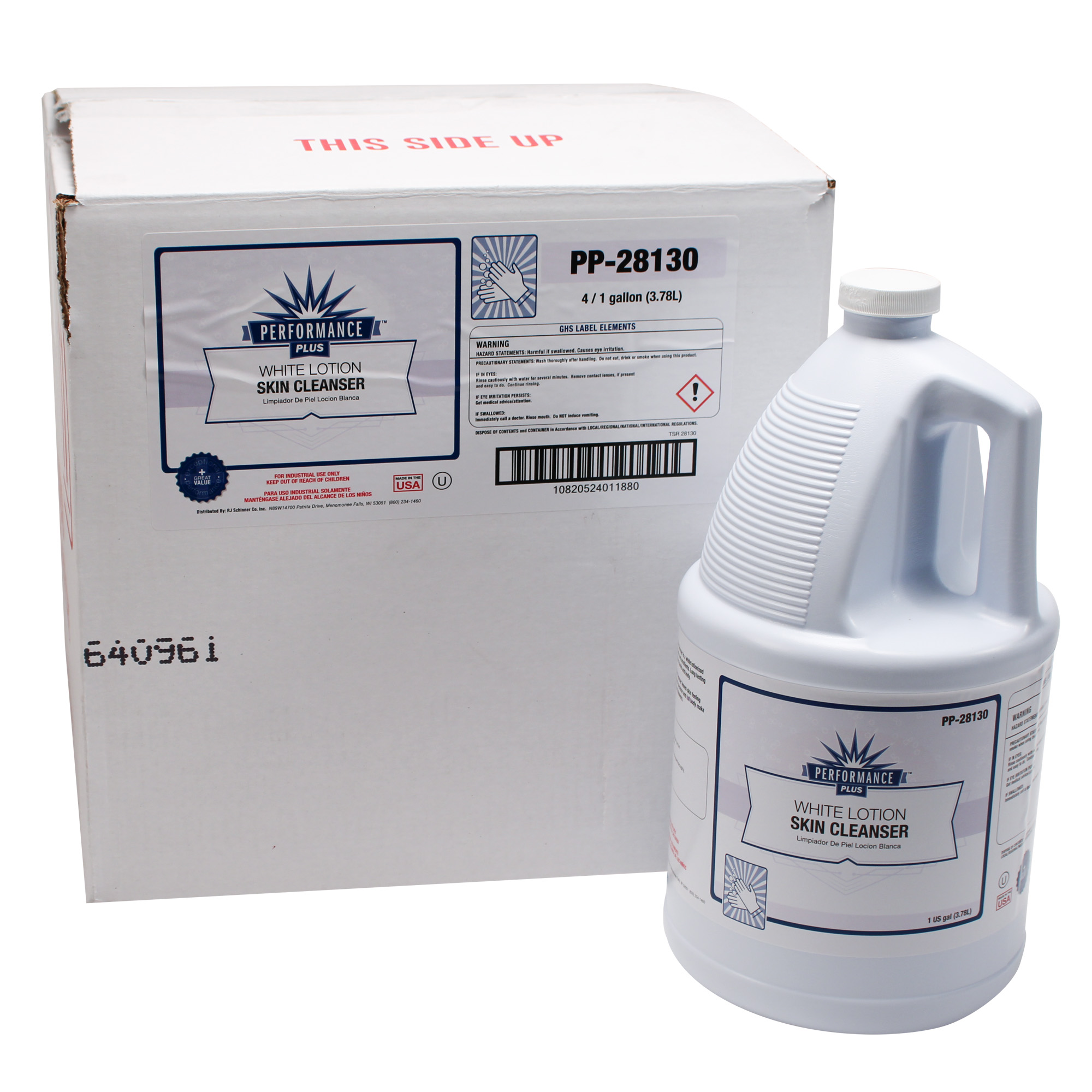 Performance Plus White Lotion Skin Cleanser 1 Gallon Pearl Soap 4 / cs