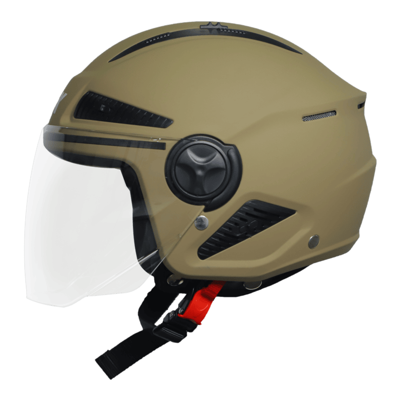 STEELBIRD SBH-24 AXE DASHING BATTLE GREEN C/V 580 MM (M)