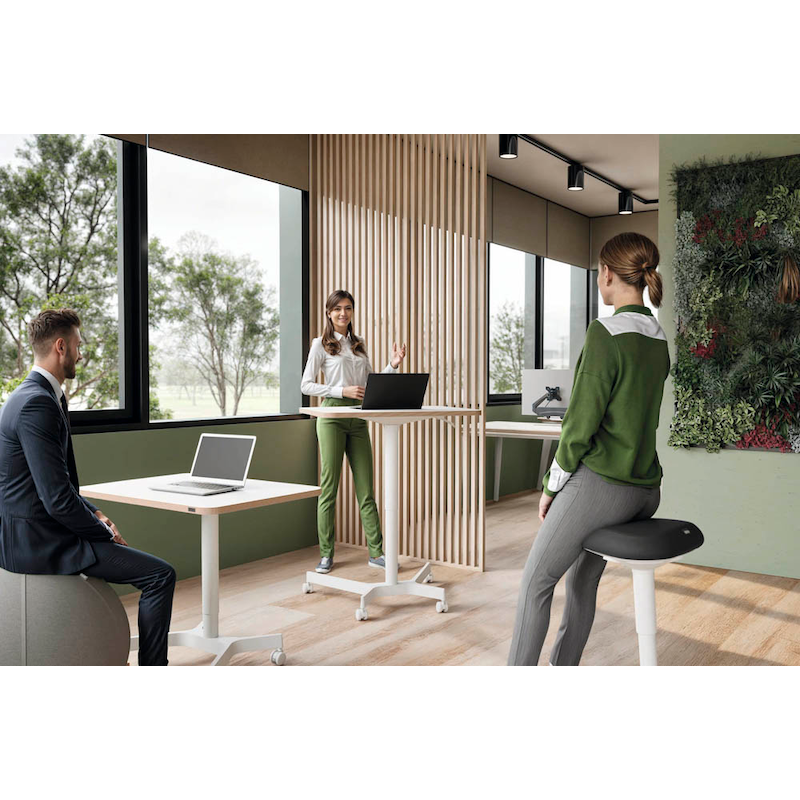 LEITZ 6544-89 ERGO ACTIVE SITTING STOOL 47CM - 64CM