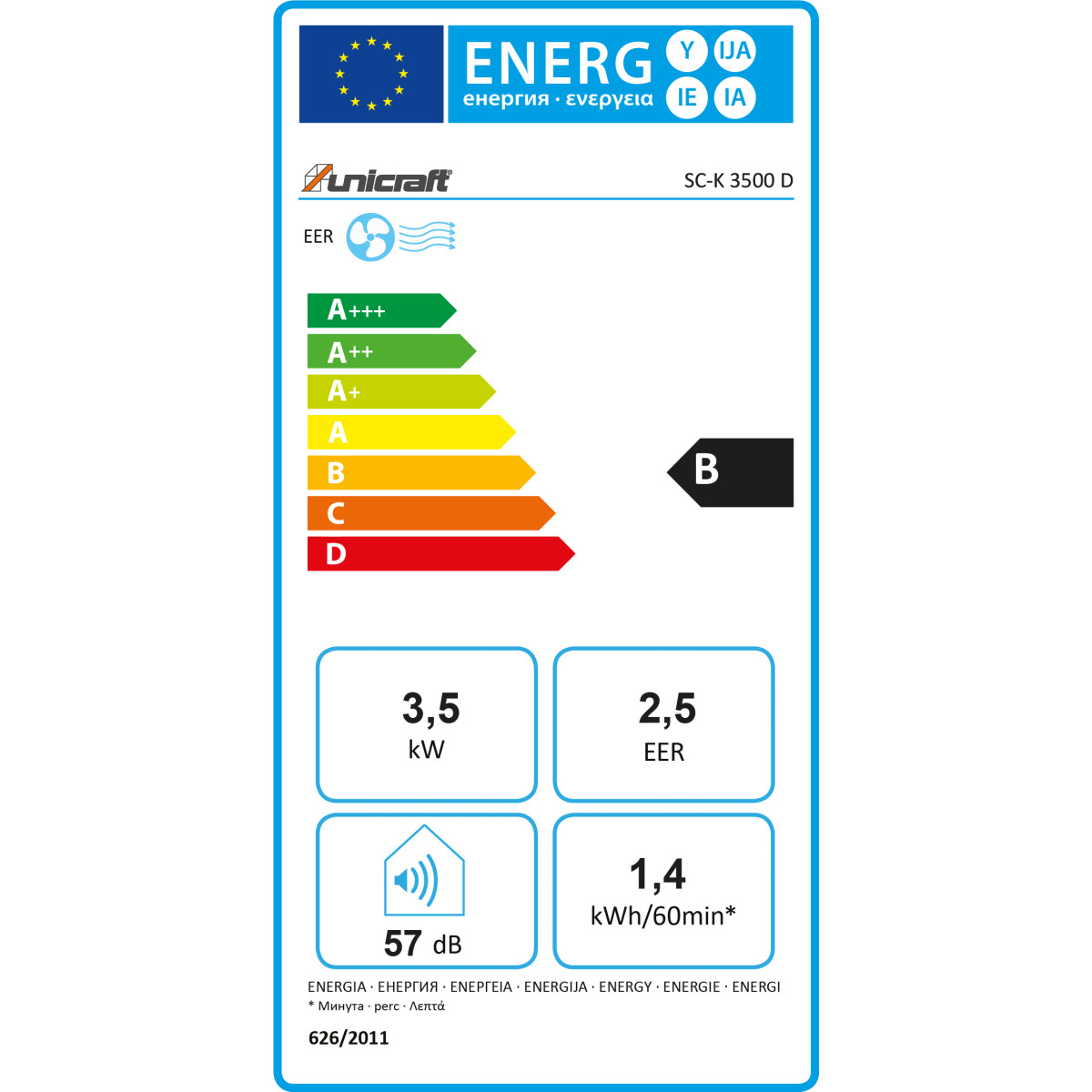 UNICRAFT SC-K 3500 D – Air Conditioner