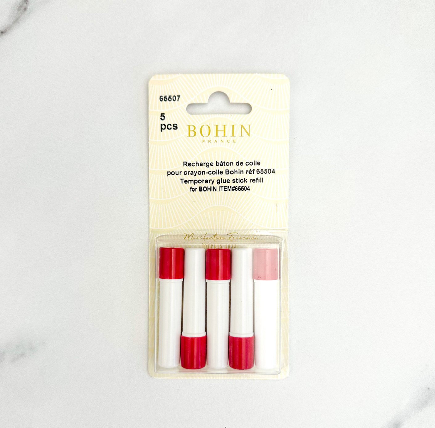Bohin Temporary Glue Stick Refill 5pk #65507
