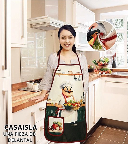 DELANTAL D/COCINA P/DAMA - DELA2307