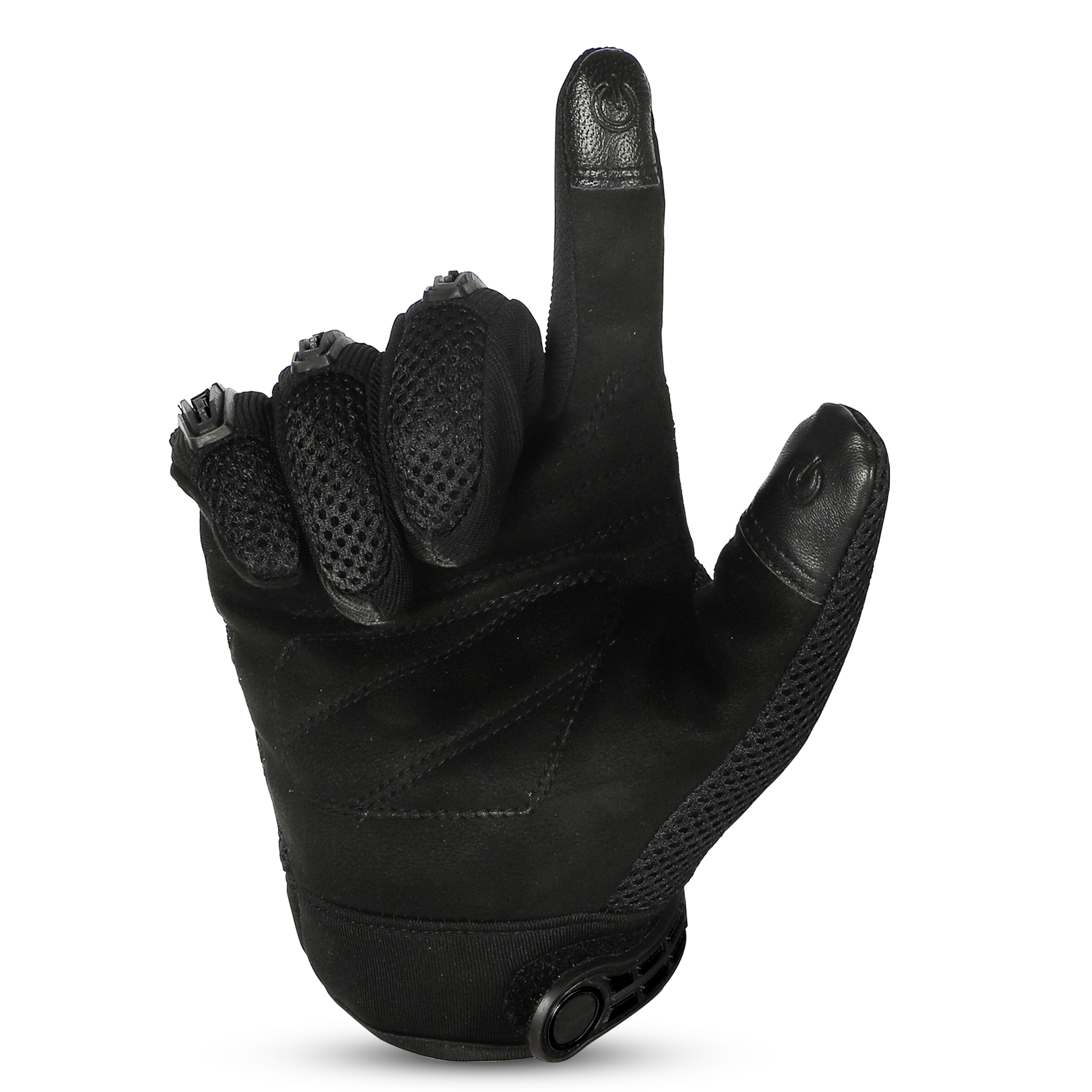 STEELBIRD GLOVES F/F RIDING PRO BLACK (XXL)