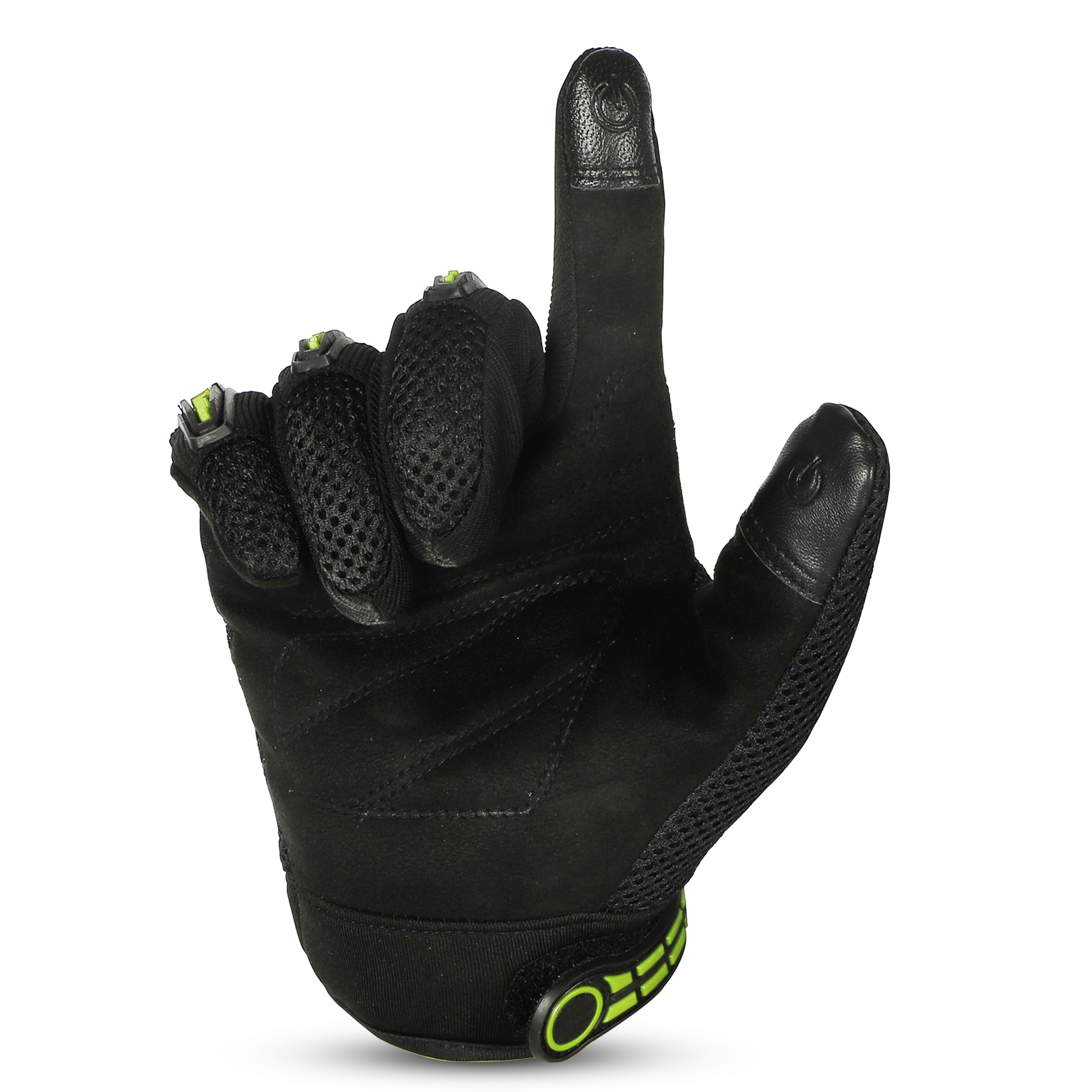 STEELBIRD GLOVES F/F RIDING PRO NEON (XL)