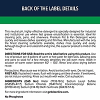 KleenLine Pro Premium Pot & Pan Detergent 1 Gallon, 4 per case
