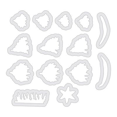 Fustella Sizzix Thinlits Die S Flower,Carnation By Susan Tier Fustella Sizzix Thinlits Die S Flower,Carnation By Susan Tier