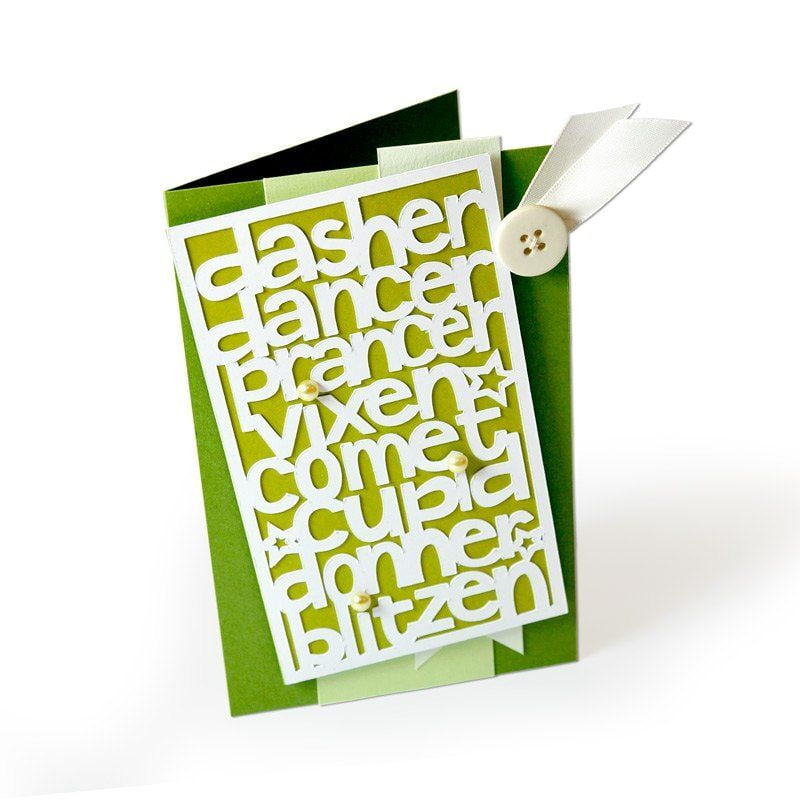 Fustella Thinlits Die Renne By Debi Potter, 8688