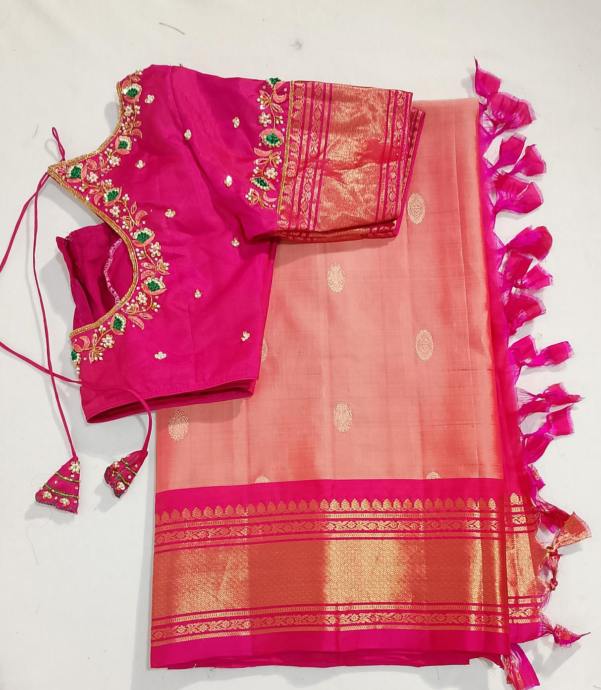 N188: Ready To Ship Beautiful Saree With Stitched Blouse
