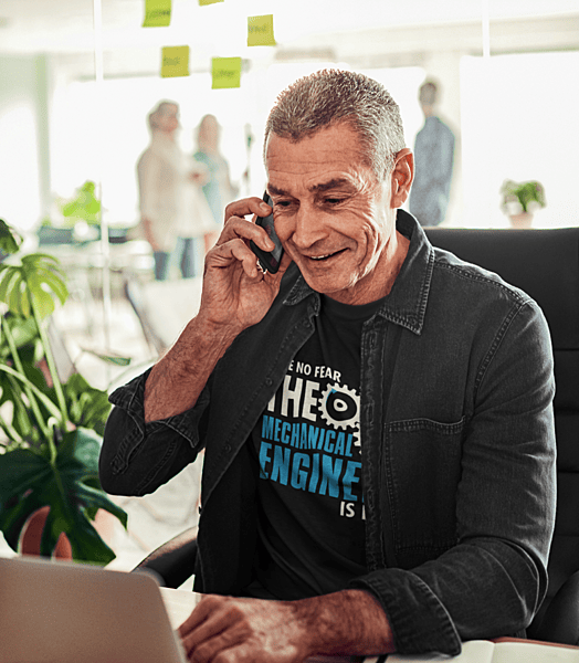 Have No Fear The Mechanical Engineer is Here Softstyle T-shirt