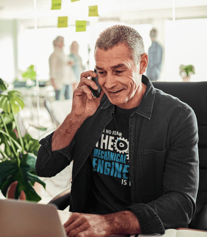 Have No Fear The Mechanical Engineer is Here Softstyle T-shirt