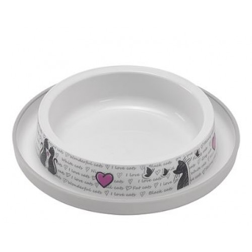 MODERNA NON SLIP TRENDY DINNER 250ML WHITE CASTIN LOVE MODERNA NON SLIP TRENDY DINNER 250ML WHITE CASTIN LOVE