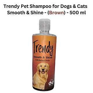 Trendy Pet Shampoo  Smooth & Shine - (Brown) - 500 ml