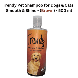 Trendy Pet Shampoo  Smooth & Shine - (Brown) - 500 ml Trendy Pet Shampoo  Smooth & Shine - (Brown) - 500 ml