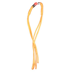 Red and Black beads with Orange colour thread for wrist wearing