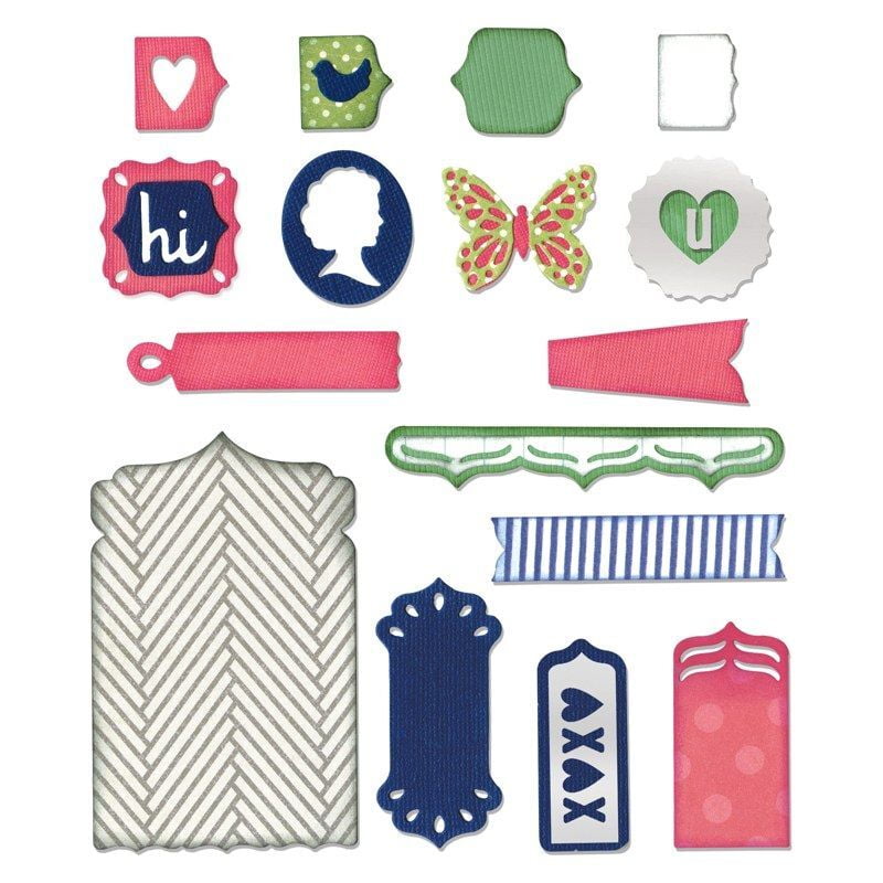 Fustella Thinlits Die S Fancy Base Layering Shapes