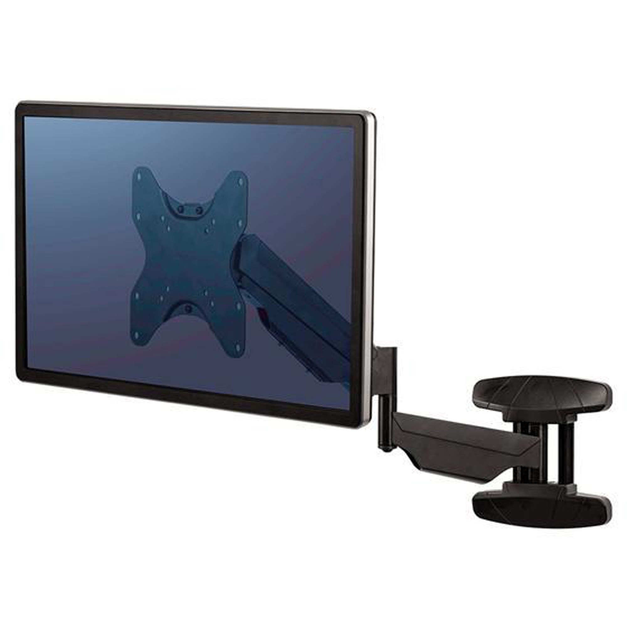 Fellowes Single Monitor Arm Wall Mount Black