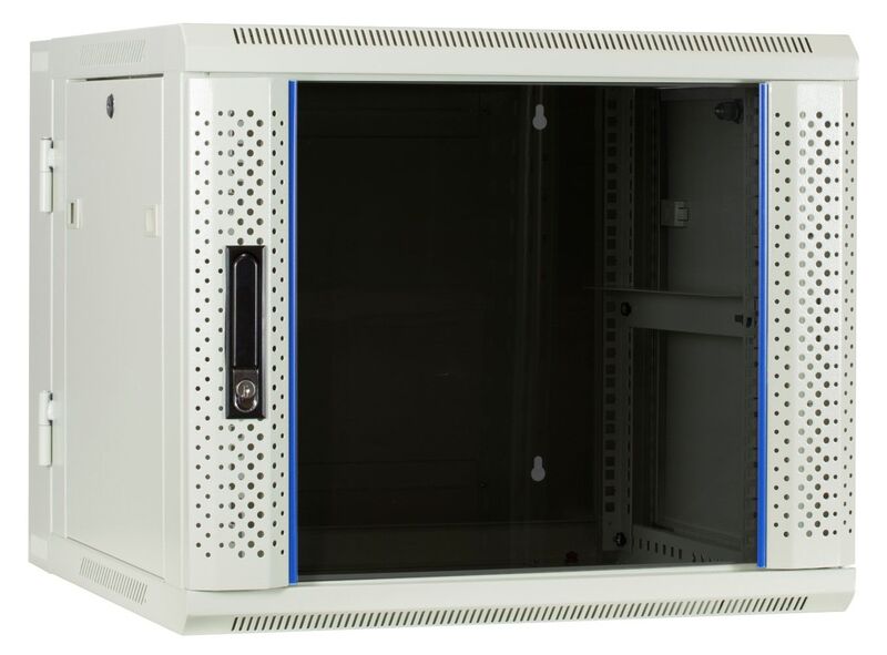 9U white wall rack (tilting) with glass door 600x600x500mm (WxDxH) 9U white wall rack (tilting) with glass door 600x600x500mm (WxDxH)
