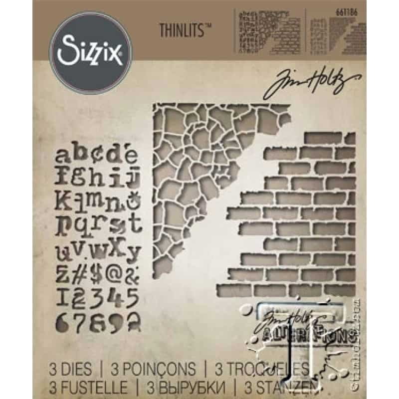 Segni e Muri - Set 3 fustelle per carta Segni e Muri - Set 3 fustelle per carta