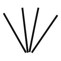 AmerCareRoyal 5.75", Jumbo Straw Black, Unwrapped 5.6mm 50 / 250 cs