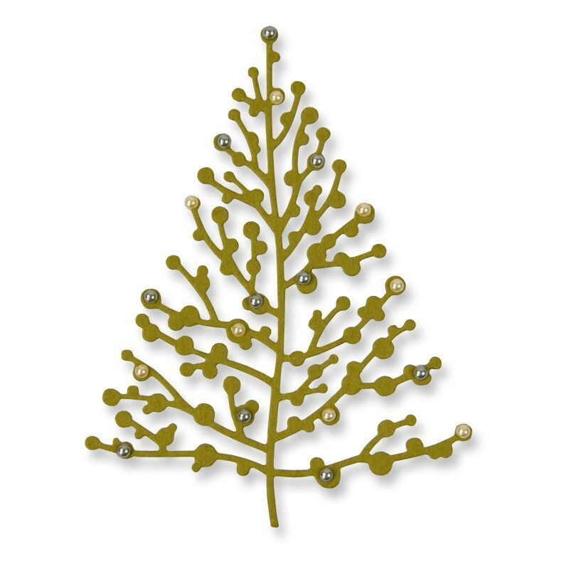 Fustella Thinlits per Sizzix Big Shot - Alberi di Natale Luccicanti Fustella Thinlits per Sizzix Big Shot - Alberi di Natale Luccicanti