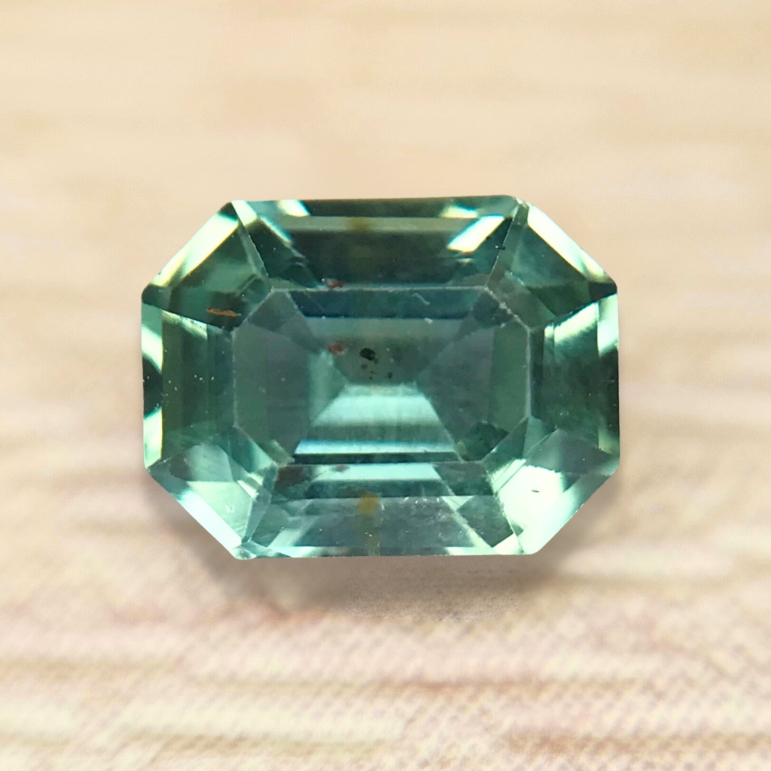 0.78ct Octagon Step Cut Sapphire
