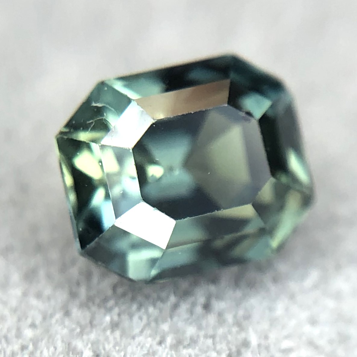 0.85ct Octagon Step Cut Sapphire