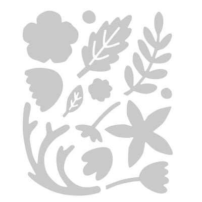 Fustella per Carta Piccoli Fiori di Campo, 16562 Fustella per Carta Piccoli Fiori di Campo, 16562