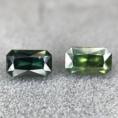 0.68tcw Radiant Brilliant Cut Sapphire Pair 0.68tcw Radiant Brilliant Cut Sapphire Pair