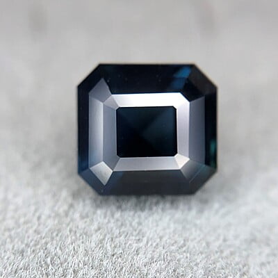 2.07ct Octagon Step Cut Sapphire