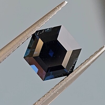 1.61ct Hexagon Step Cut Sapphire