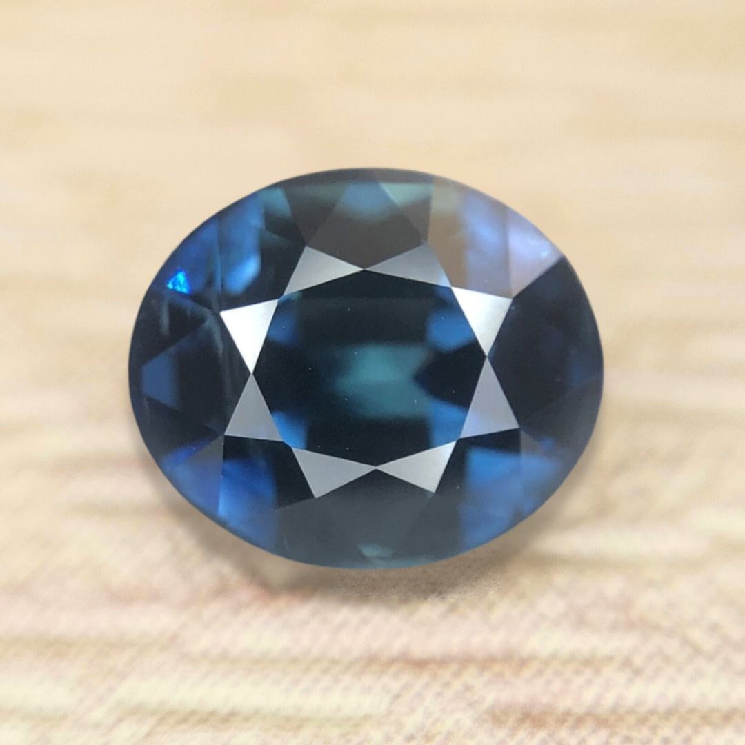 2.08ct Oval Mixed Cut Sapphire