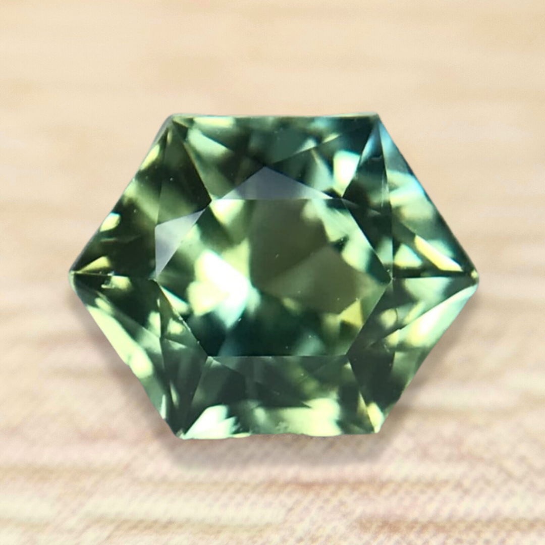 1.03ct Hexagon Step Cut Sapphire 1.03ct Hexagon Step Cut Sapphire