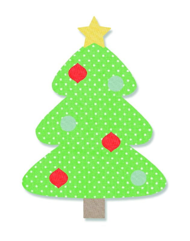 Fustella Albero di Natale con Palline, 16854 Fustella Albero di Natale con Palline, 16854