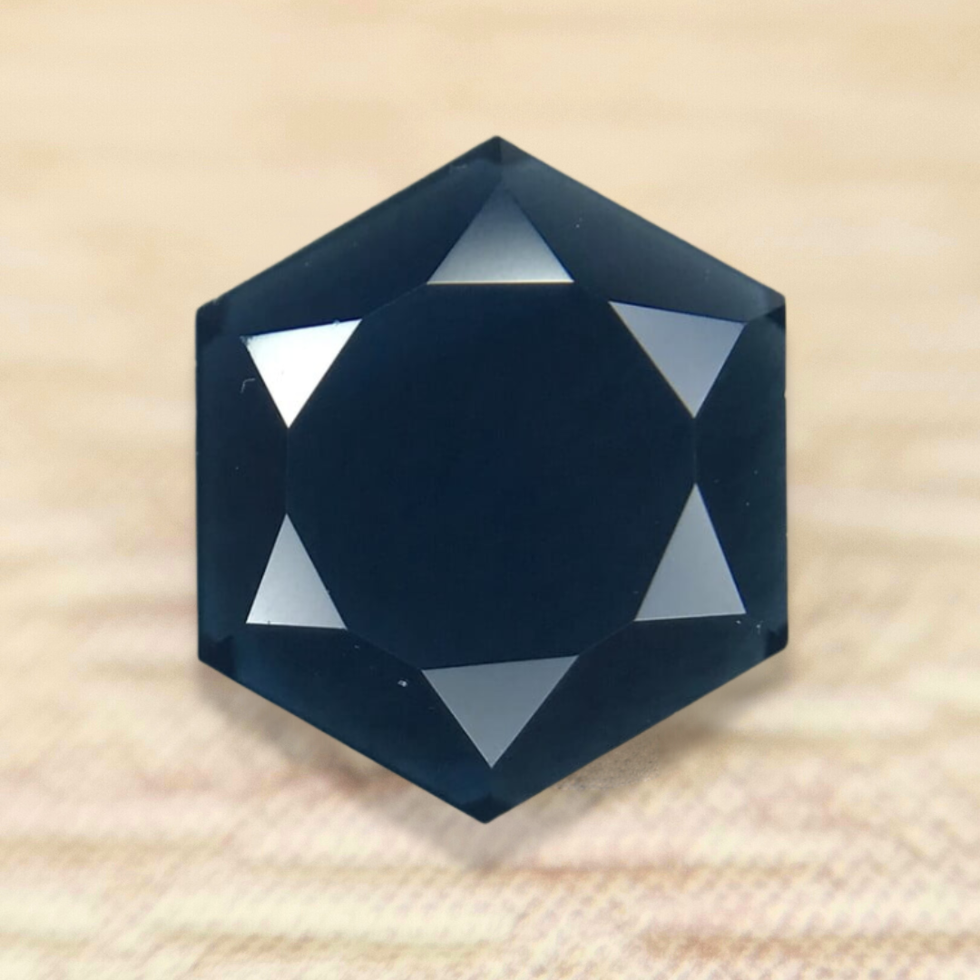 1.24ct Hexagon Step-Cut Sapphire