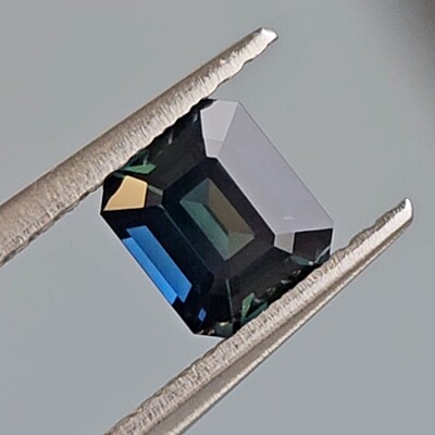 0.88ct Octagon Step Cut Sapphire