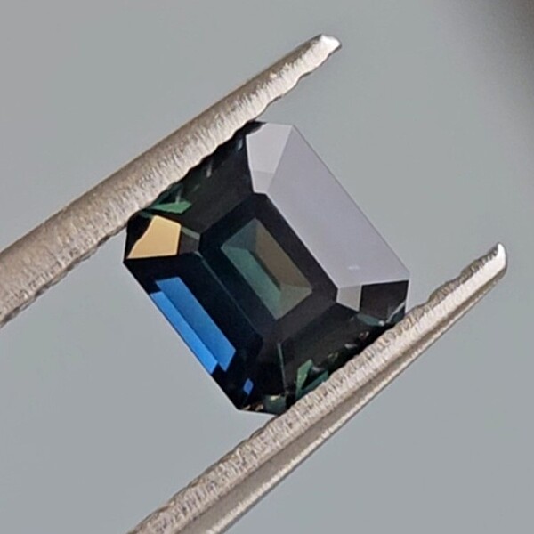 0.88ct Octagon Step Cut Sapphire