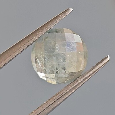 1.57ct Round Checker Cut Sapphire