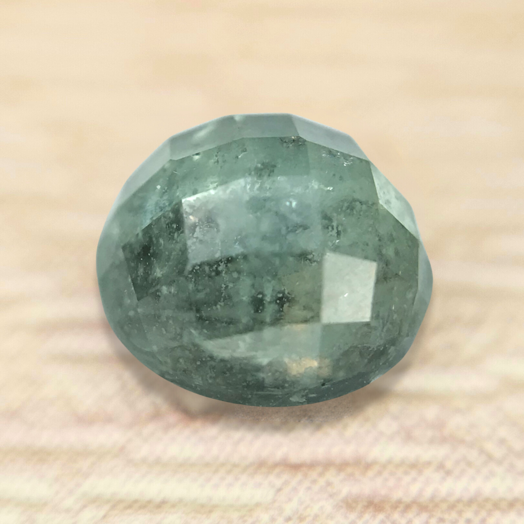 1.57ct Round Checker Cut Sapphire