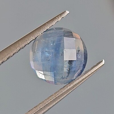 1.86ct Round Checker Cut Sapphire