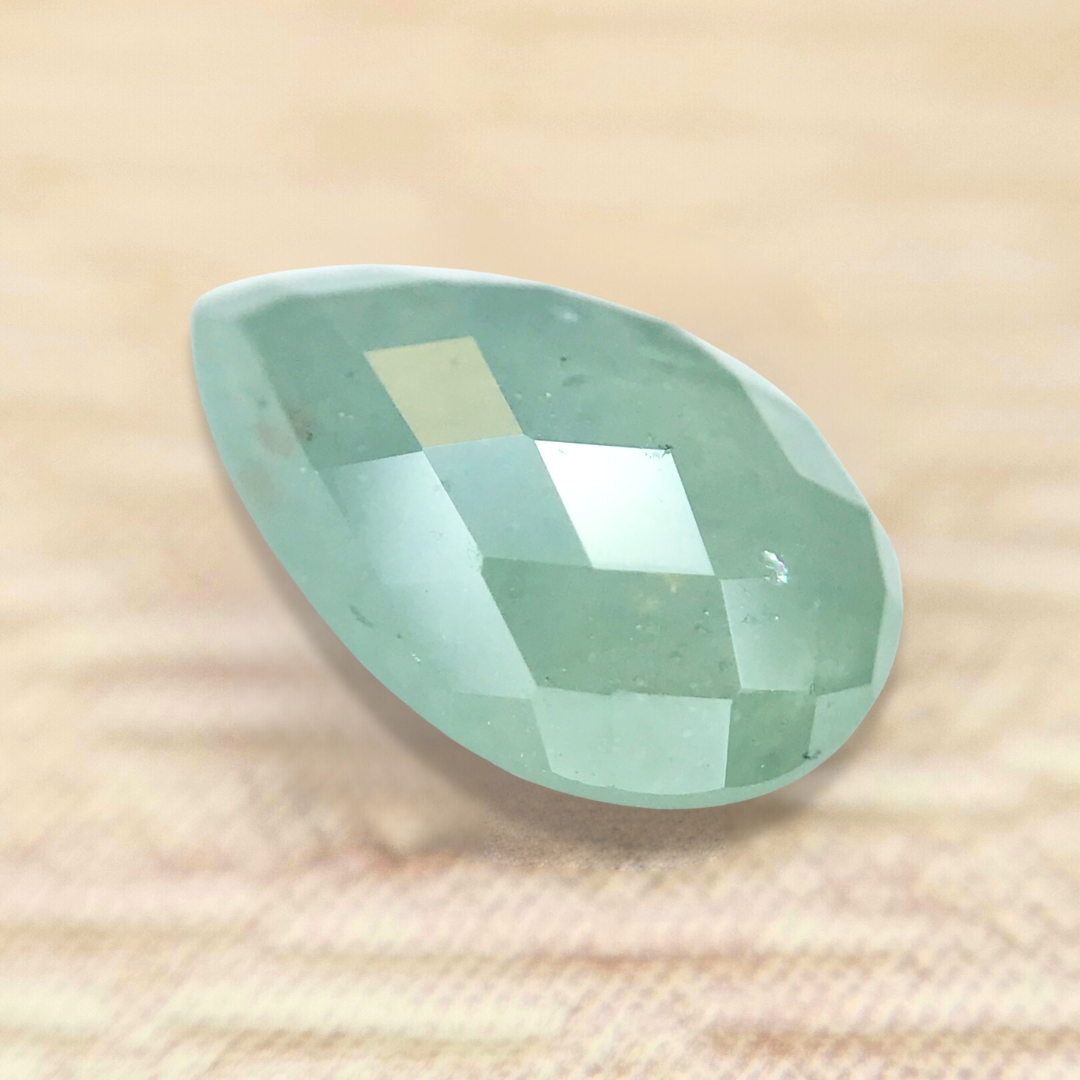 1.24ct Pear Checker Cut Sapphire 1.24ct Pear Checker Cut Sapphire