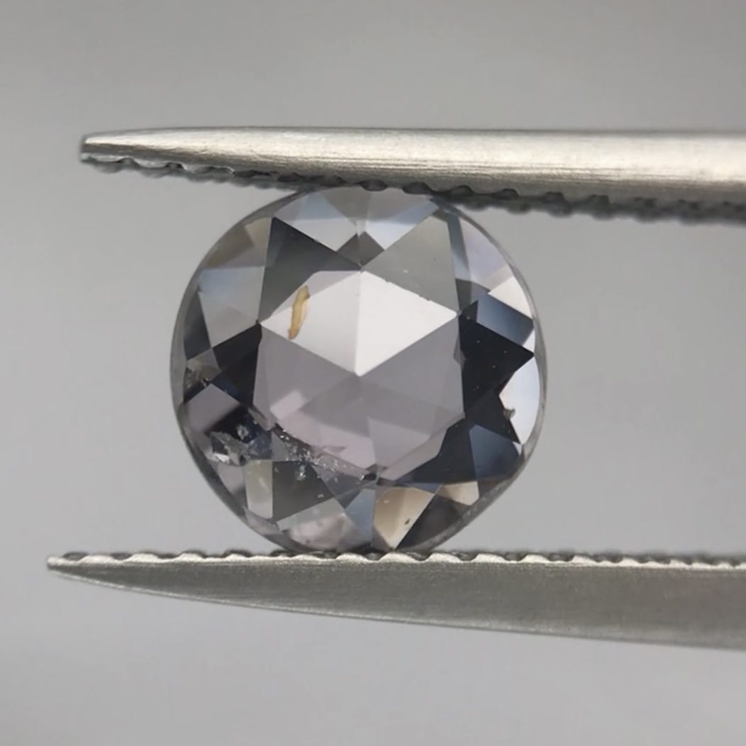 1.38ct Round Rose Cut Sapphire