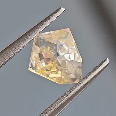 0.71ct Shield Step Cut Sapphire