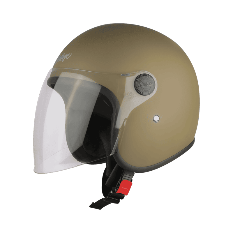 STEELBIRD SBH-56 VINTAGE MATT DESERT STROME C/V 600 MM (LONG VISOR)