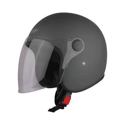 STEELBIRD SBH-56 VINTAGE MATT H.GREY C/V 600 MM (LONG VISOR) STEELBIRD SBH-56 VINTAGE MATT H.GREY C/V 600 MM (LONG VISOR)