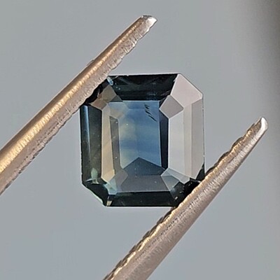 0.65ct Octagon Step Cut Sapphire