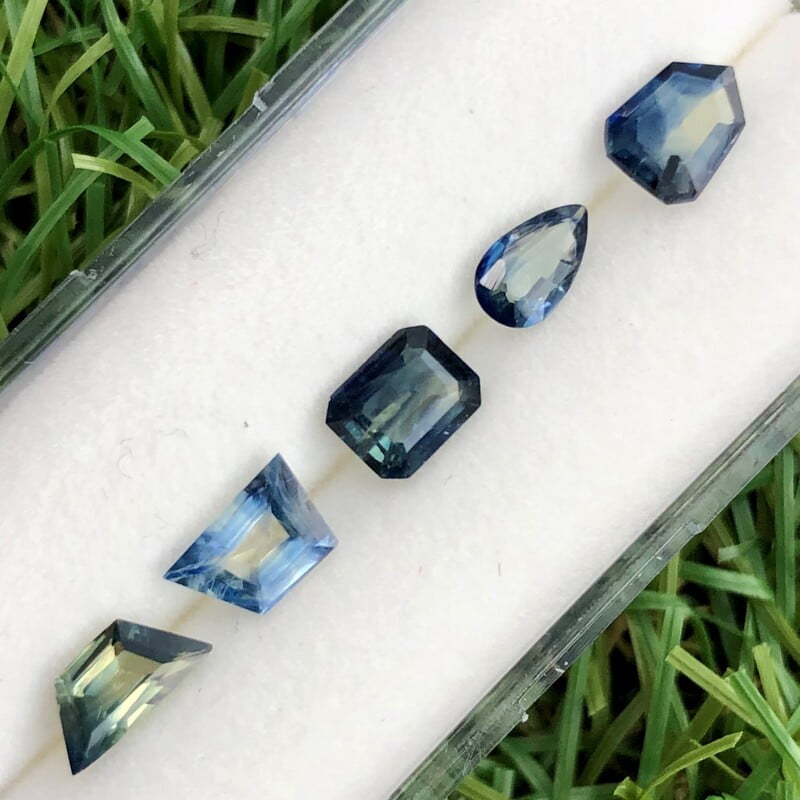 2.63tcw Varied Cut Sapphire Parcel (5pcs)