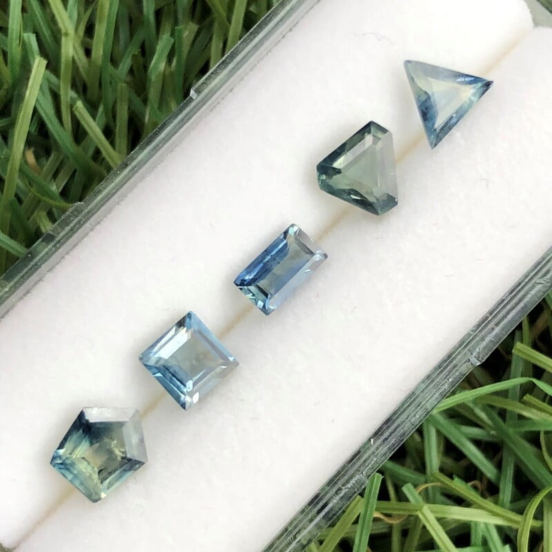 2.52tcw Varied Cut Sapphire Parcel (5pcs)